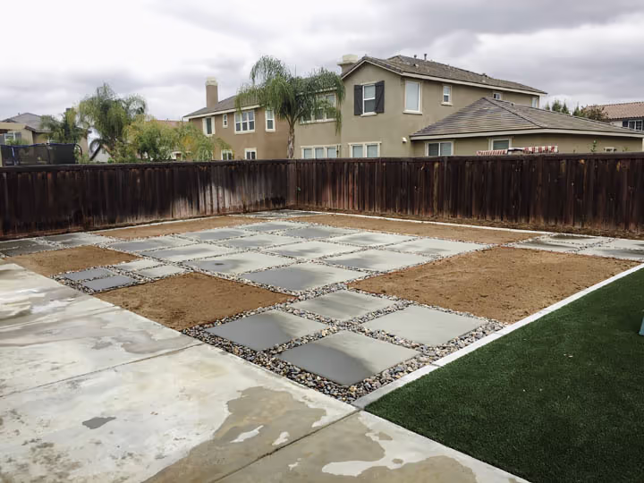 Residential Concrete Backyard Renovation — photo 1